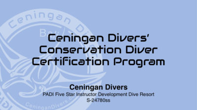 Conservation Diver Certification Program